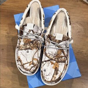 Hey Dude Slip-On Shoes with White Accents